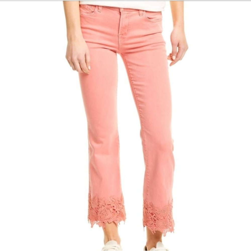 J Brand Selena Faded Glare Mid-Rise Cropped Bootcut Jeans Size 23 NEW